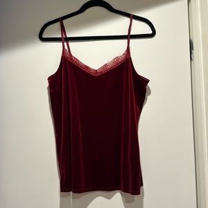 Grace & Lace Velvet Camisole Tank